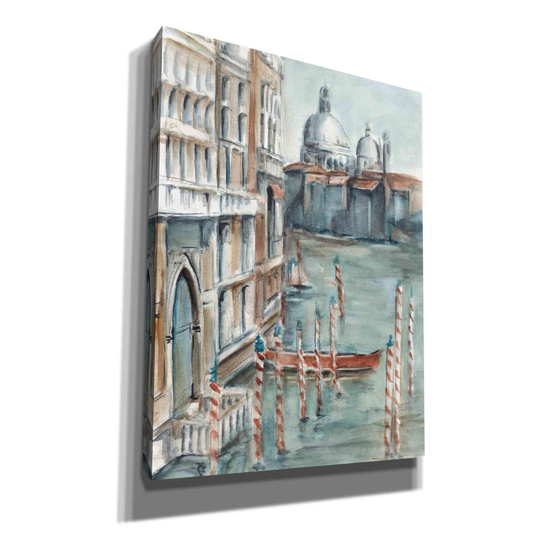 'Venetian Watercolor Study I' by Ethan Harper Canvas Wall Art,Size C Portrait