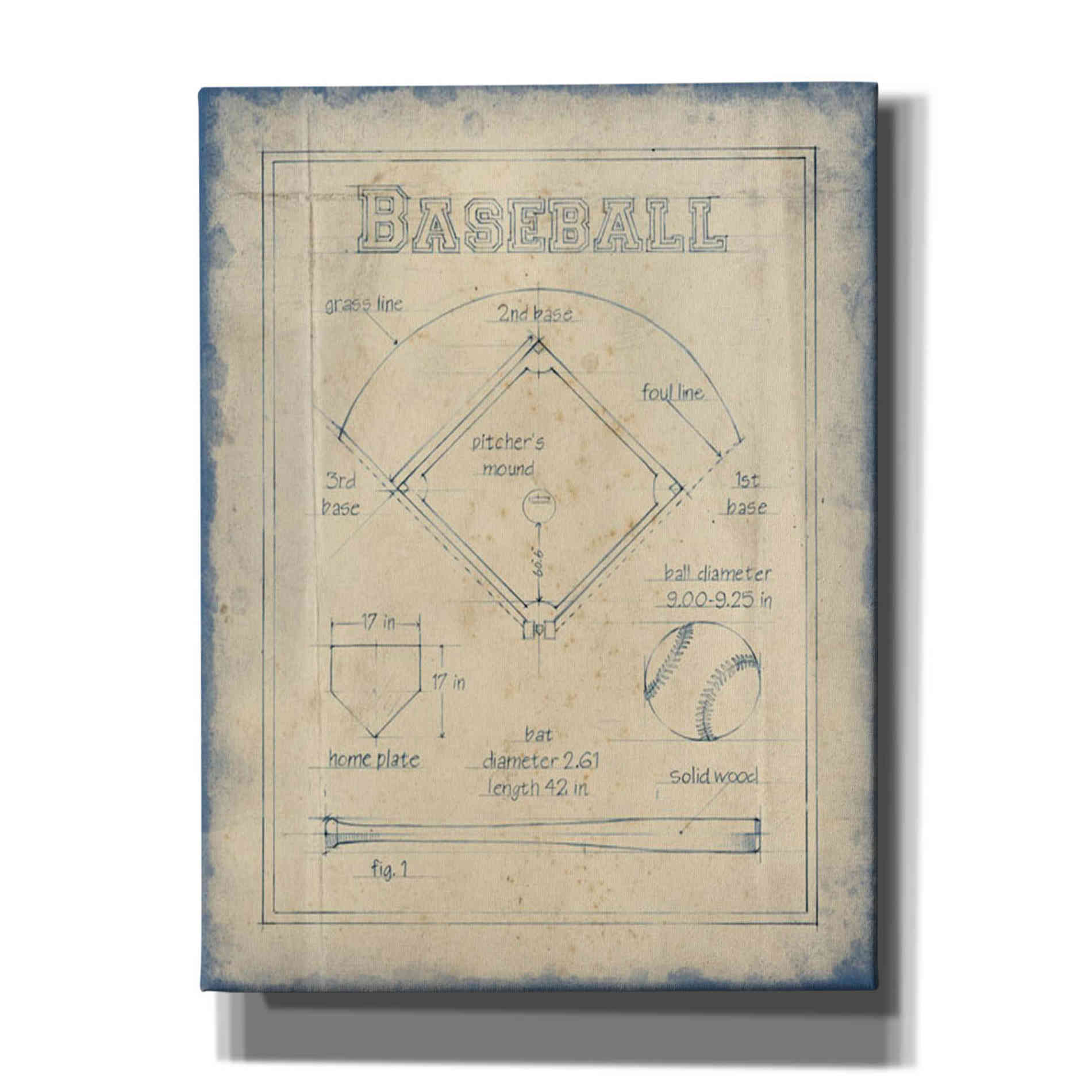 'All About the Game I' by Ethan Harper Canvas Wall Art,Size C Portrait