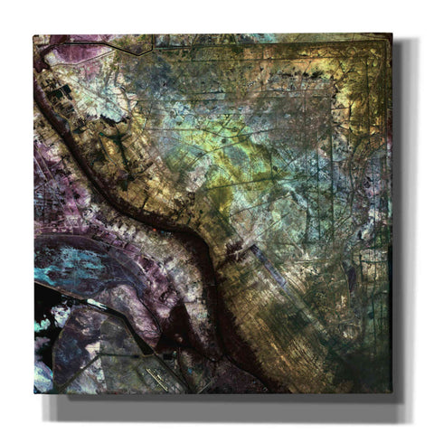 Image of 'Earth As Art: Iraqi Emplacement' Canvas Wall Art