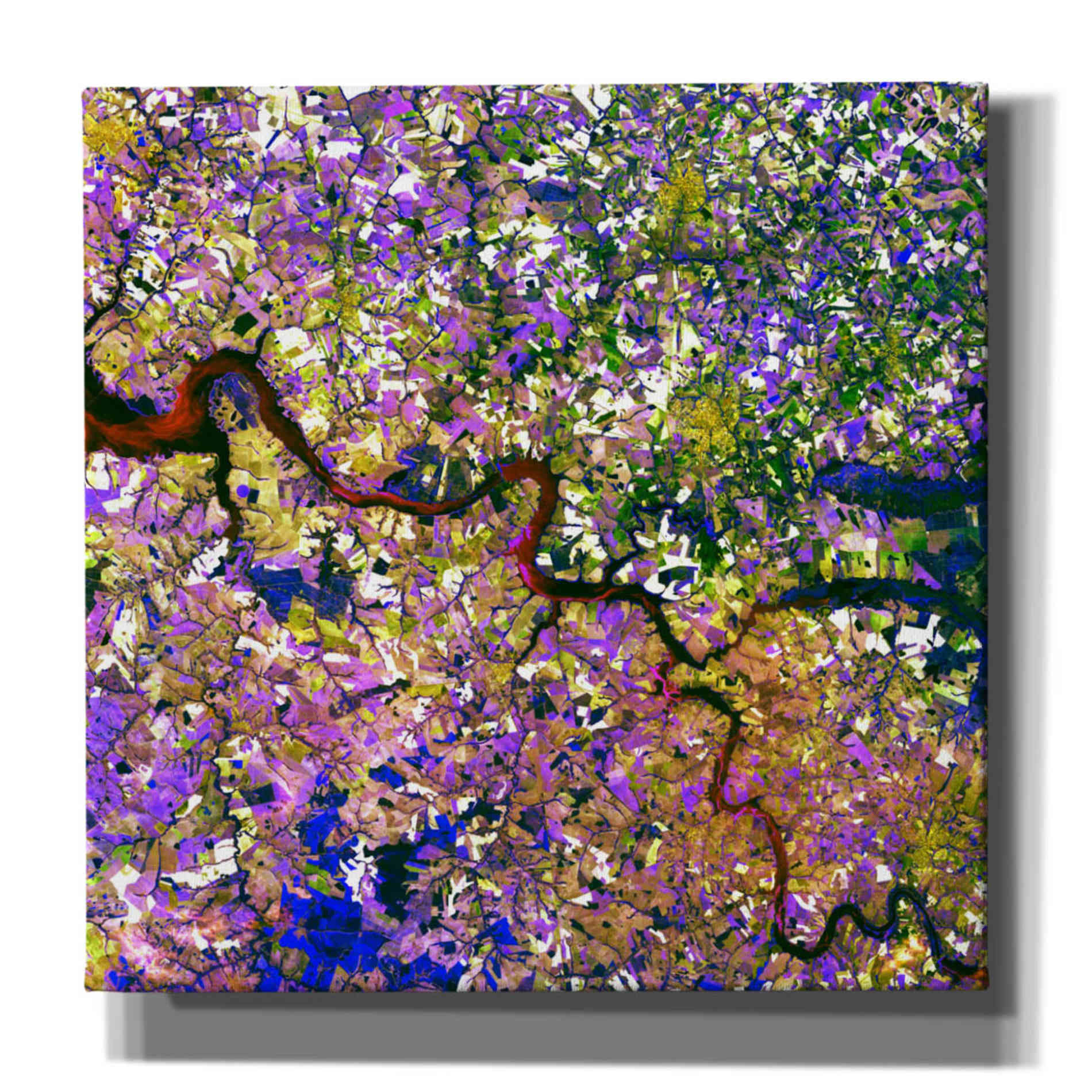 'Earth As Art: Tessera Mosaic' Canvas Wall Art