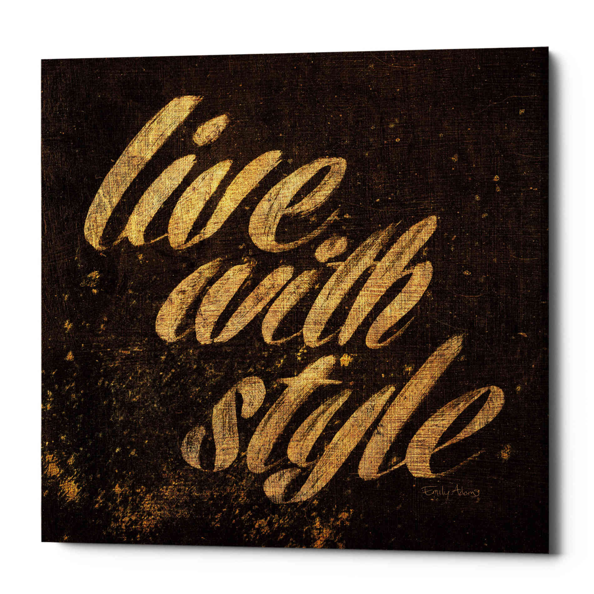 'Shoe Fetish Quotes III' by Emily Adams, Canvas Wall Art