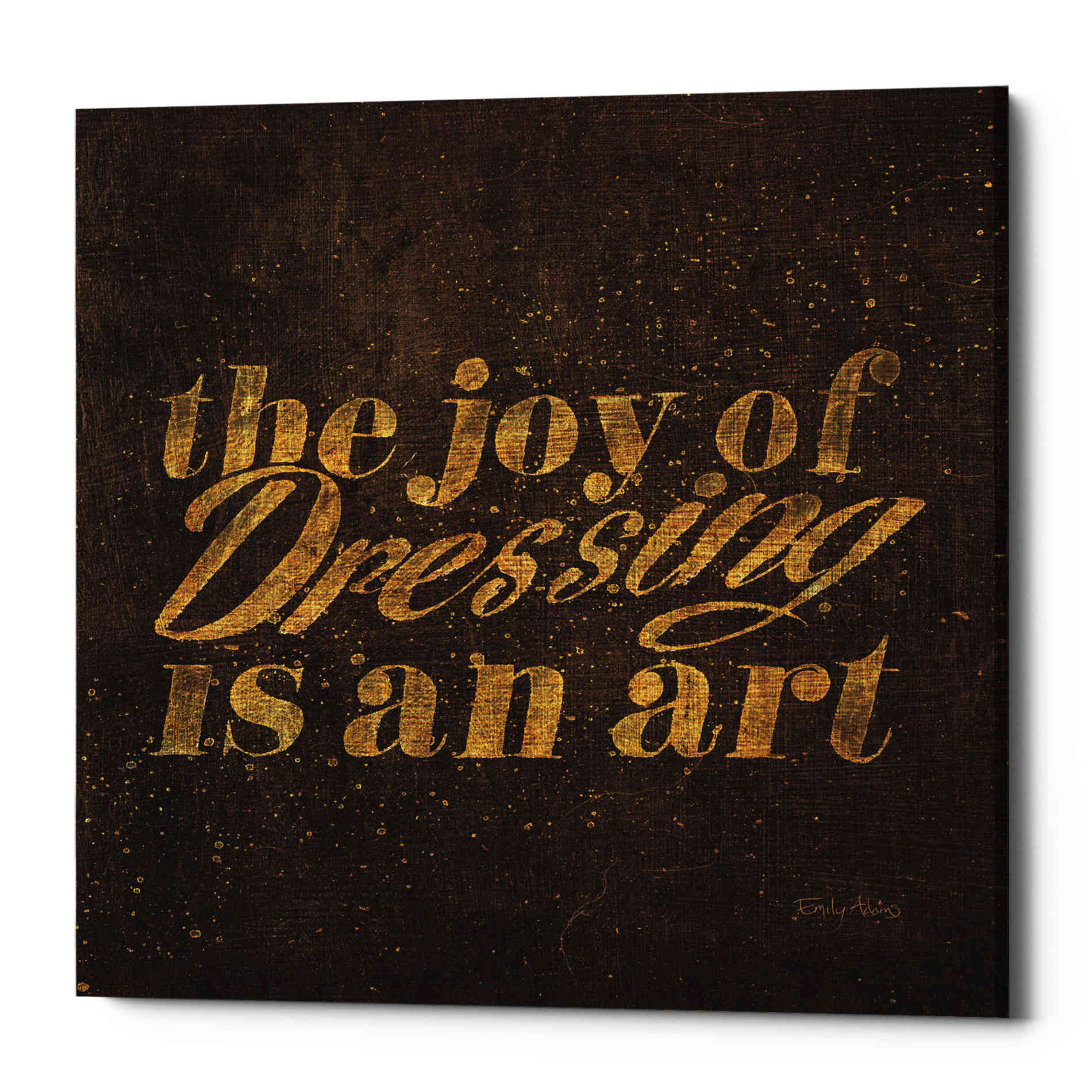 'Shoe Fetish Quotes V' by Emily Adams, Canvas Wall Art