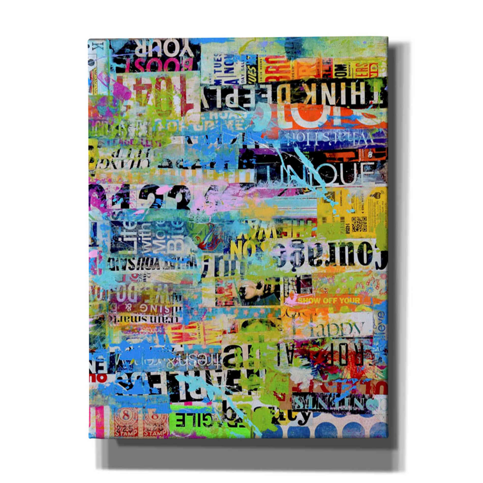 'Metro Mix 33 II' by Erin Ashley Canvas Wall Art