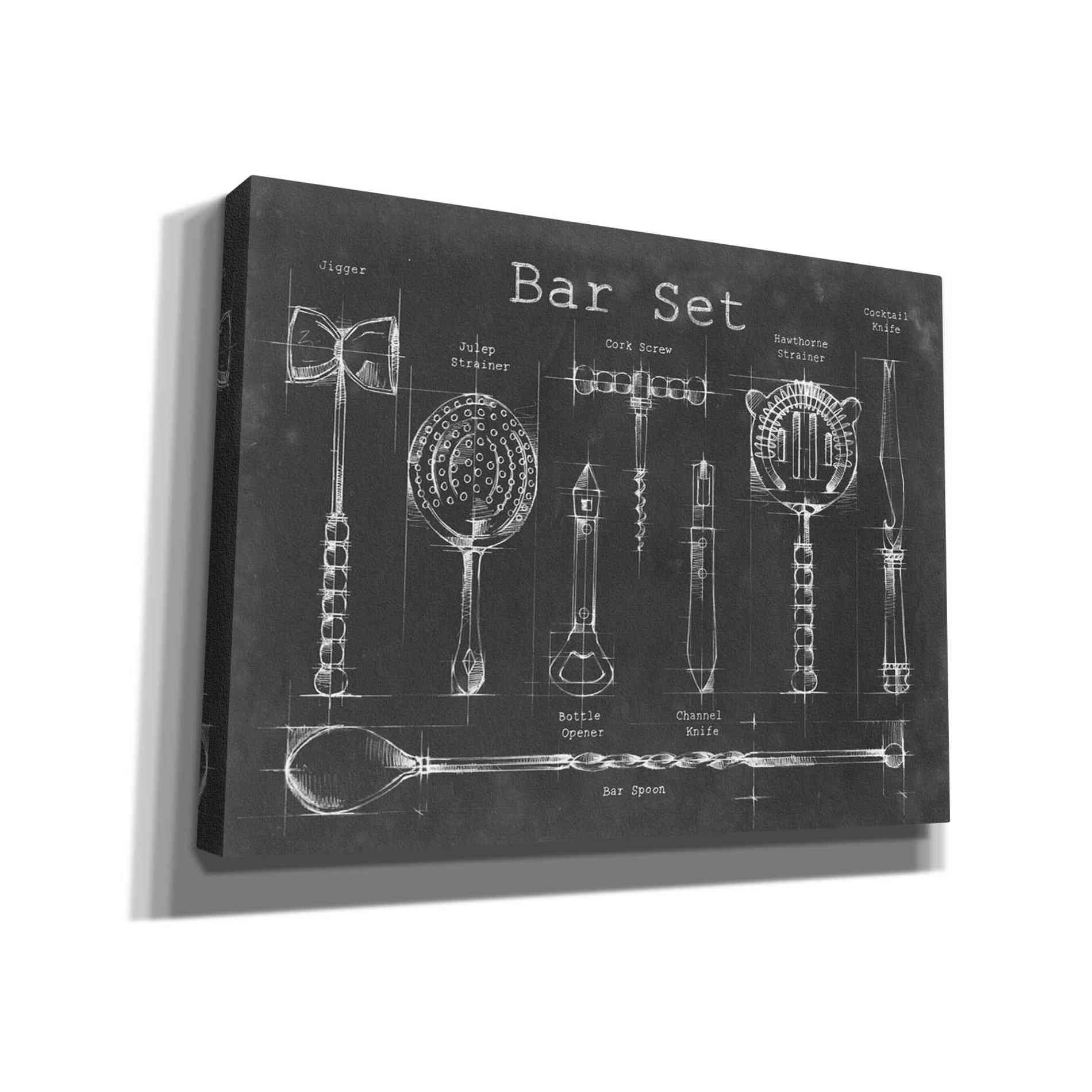 'Bar Set' by Ethan Harper Canvas Wall Art,Size B Landscape