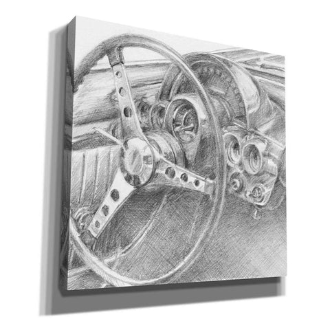 Image of 'Behind the Wheel II' by Ethan Harper Canvas Wall Art,Size 1 Square