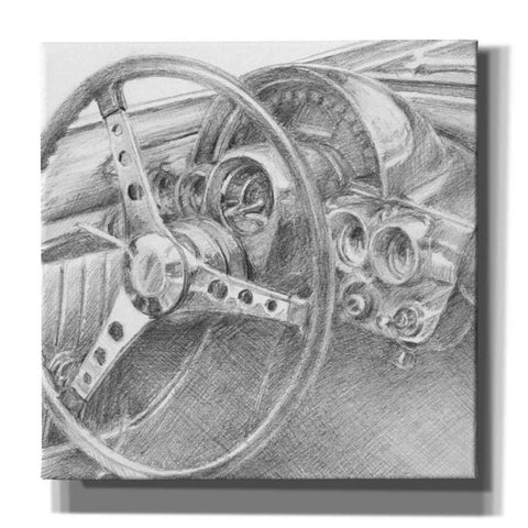 Image of 'Behind the Wheel II' by Ethan Harper Canvas Wall Art,Size 1 Square