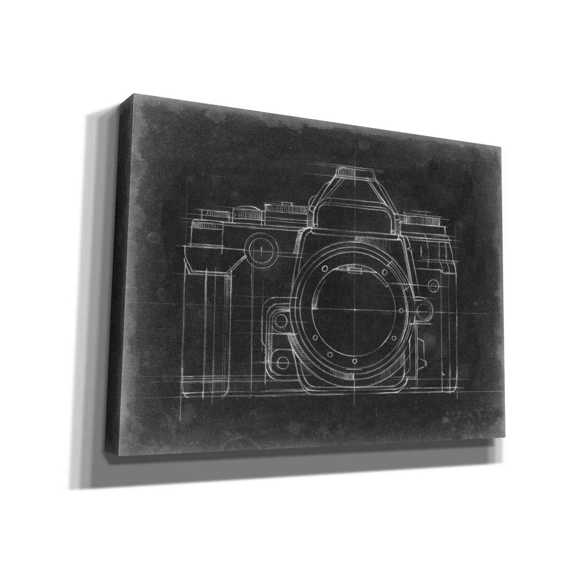 'Camera Blueprints IV' by Ethan Harper Canvas Wall Art,Size C Landscape