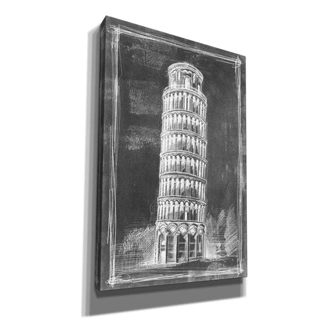 Image of 'European Icon Blueprint II' by Ethan Harper Canvas Wall Art,Size A Portrait