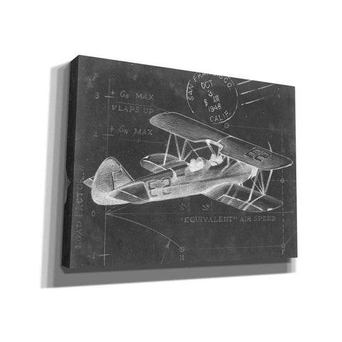 Image of 'Flight Schematic I' by Ethan Harper Canvas Wall Art,Size B Landscape