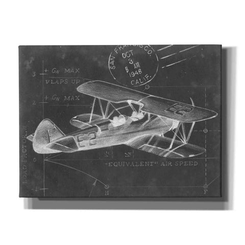 Image of 'Flight Schematic I' by Ethan Harper Canvas Wall Art,Size B Landscape
