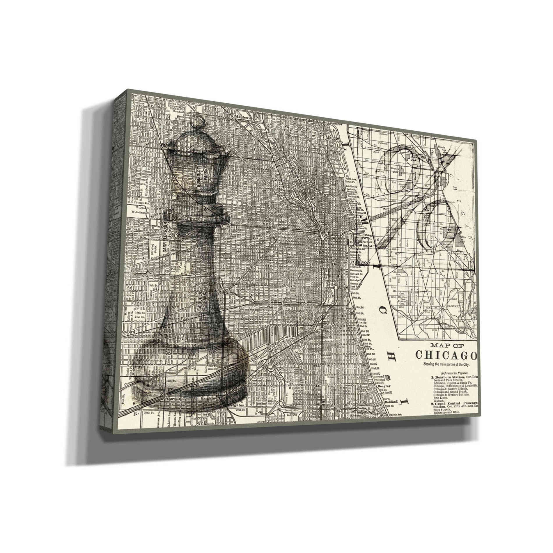 'Office Sketches Collection E' by Ethan Harper Canvas Wall Art,Size B Landscape