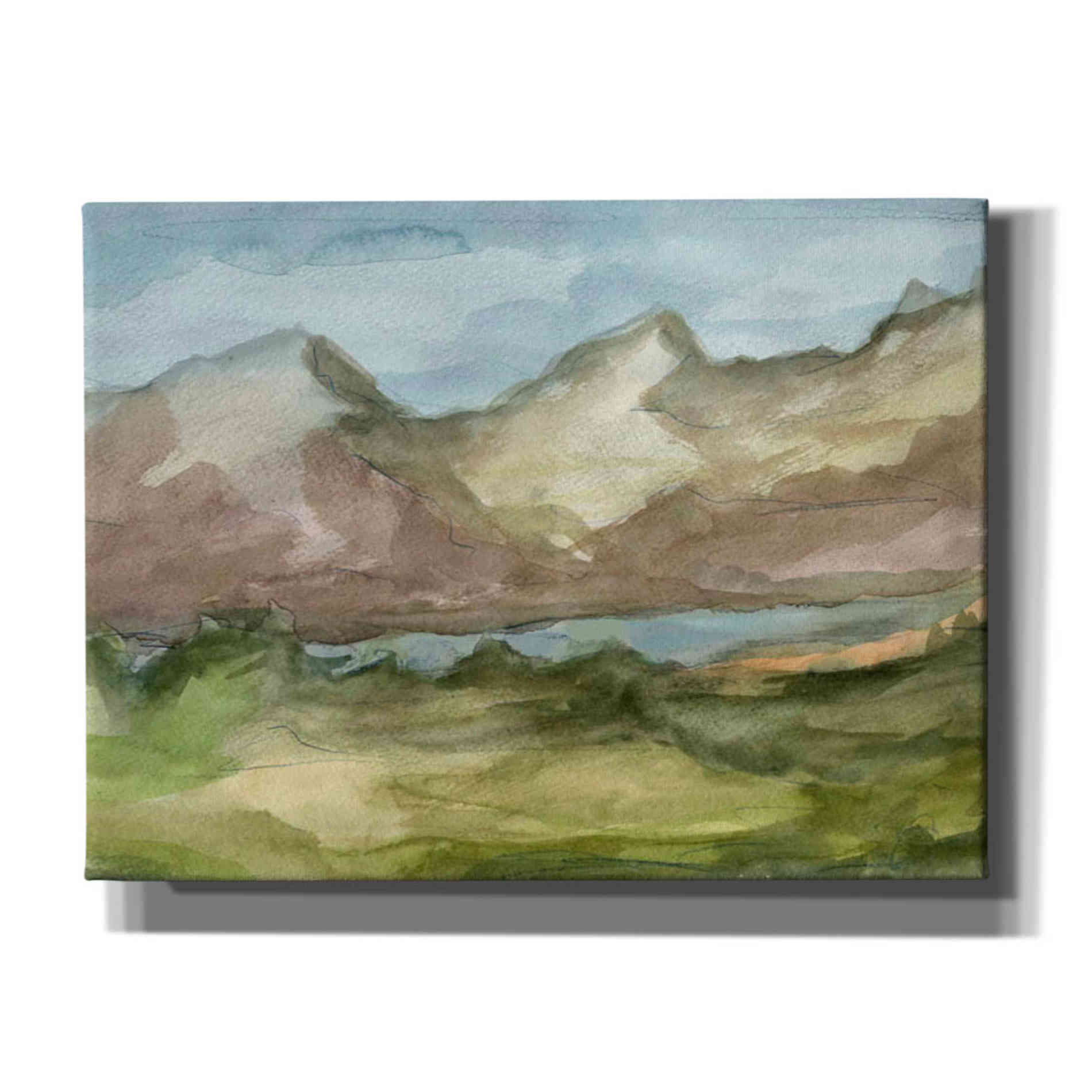 'Plein Air Landscape II' by Ethan Harper Canvas Wall Art,Size B Landscape