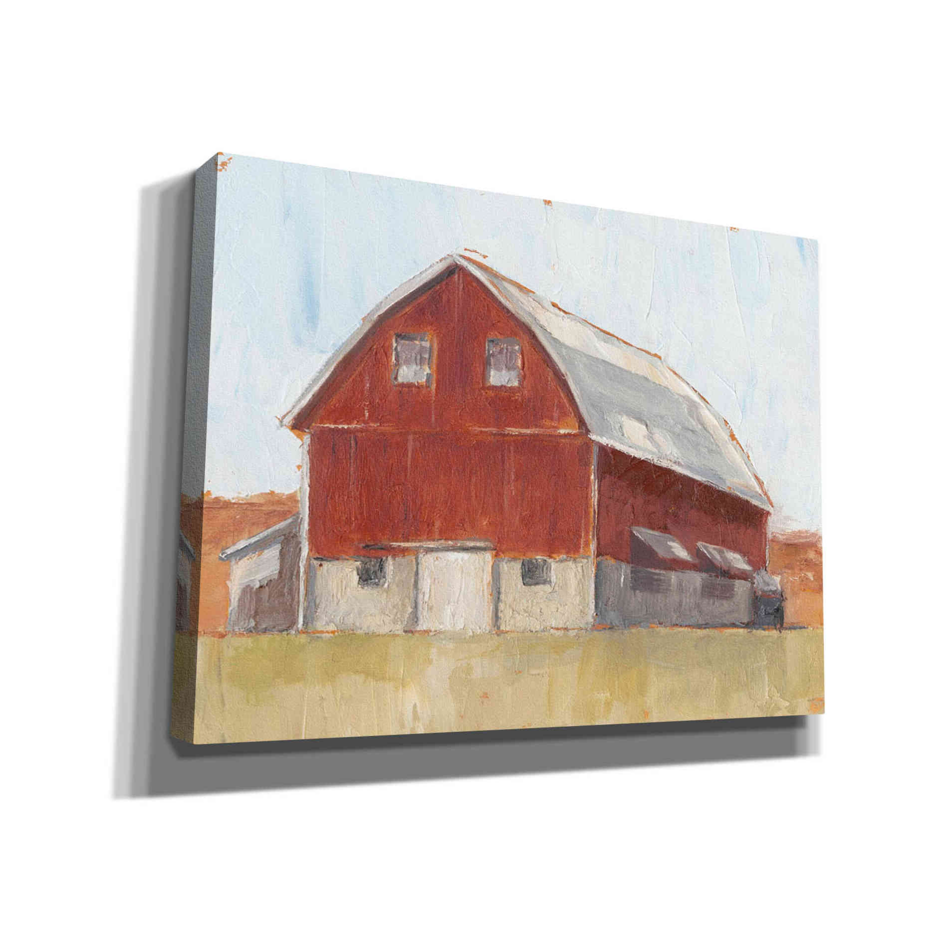 'Rustic Red Barn II' by Ethan Harper Canvas Wall Art,Size B Portrait