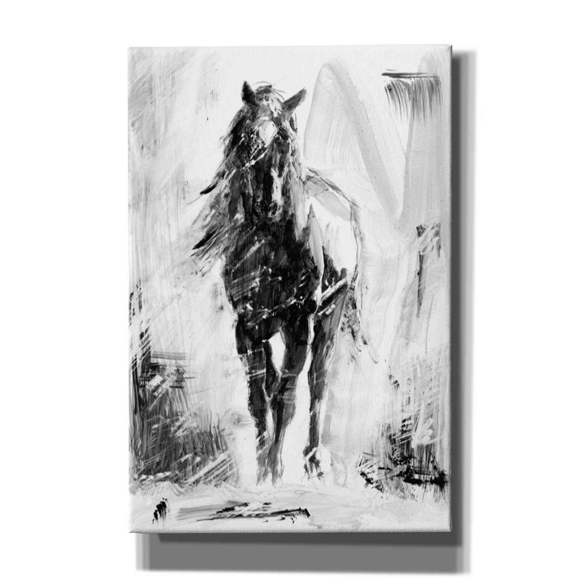 'Rustic Stallion II' by Ethan Harper Canvas Wall Art,Size B Portrait