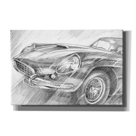 'Sports Car Study II' by Ethan Harper Canvas Wall Art,Size A Landscape