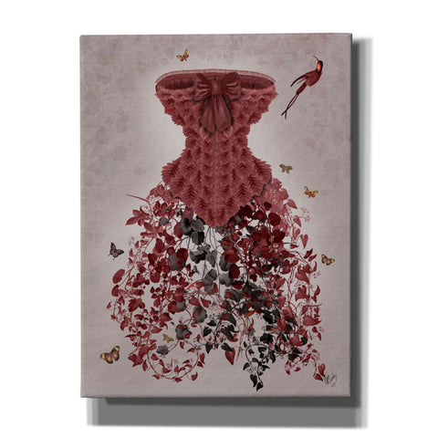 Image of 'Woodland Corset,' by Fab Funky, Giclee Canvas Wall Art