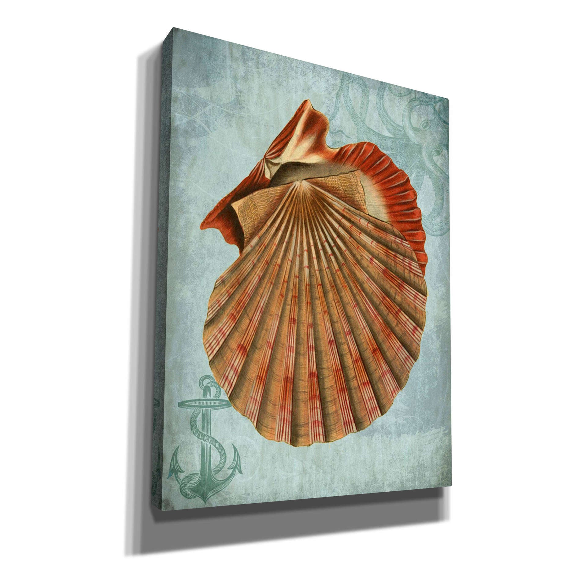 'Coastal Life Collection 2 c,' by Fab Funky, Giclee Canvas Wall Art