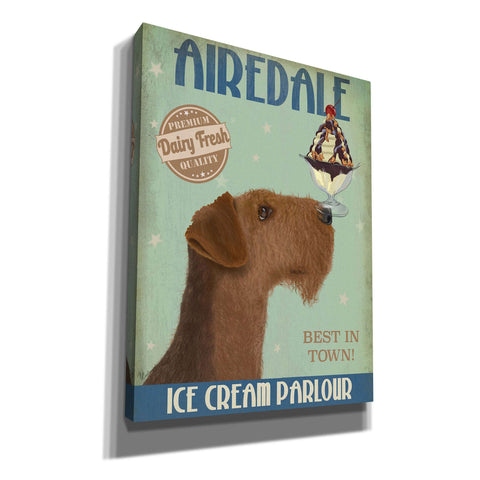 Image of 'Airedale Ice Cream,' by Fab Funky, Giclee Canvas Wall Art
