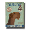 'Airedale Ice Cream,' by Fab Funky, Giclee Canvas Wall Art
