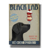 'Black Labrador Ice Cream,' by Fab Funky, Giclee Canvas Wall Art