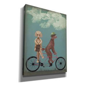 'Poodle Tandem,' by Fab Funky, Giclee Canvas Wall Art
