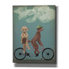 'Poodle Tandem,' by Fab Funky, Giclee Canvas Wall Art