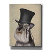 'Schnauzer, Formal Hound and Hat' by Fab Funky, Giclee Canvas Wall Art