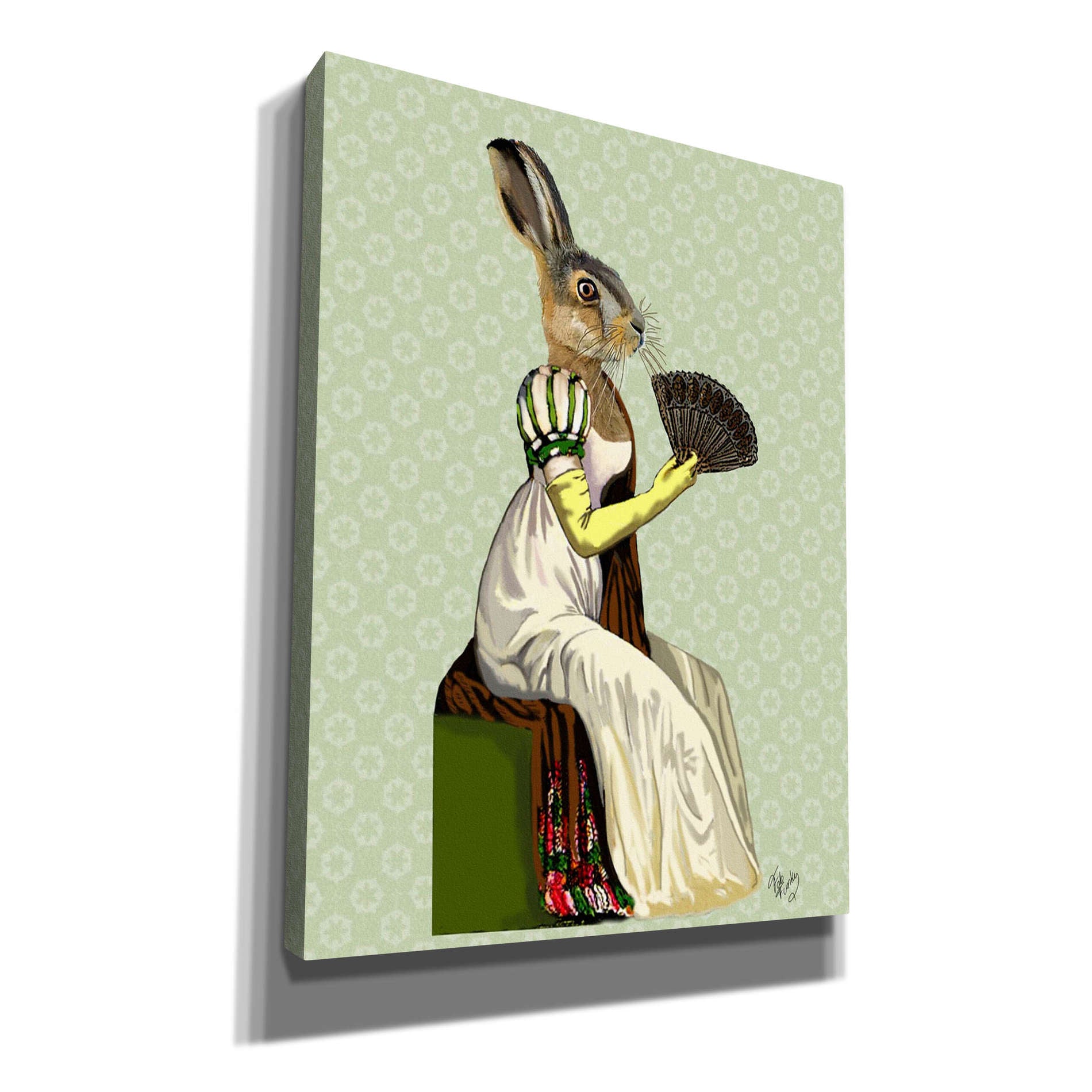 'Miss Hare' by Fab Funky, Giclee Canvas Wall Art