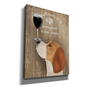 'Dog Au Vin Beagle' by Fab Funky, Giclee Canvas Wall Art