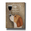 'Dog Au Vin Beagle' by Fab Funky, Giclee Canvas Wall Art