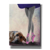 'Bloodhound And Ballet Dancer' by Fab Funky Giclee Canvas Wall Art
