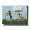 'Boxer Scooter' by Fab Funky Giclee Canvas Wall Art