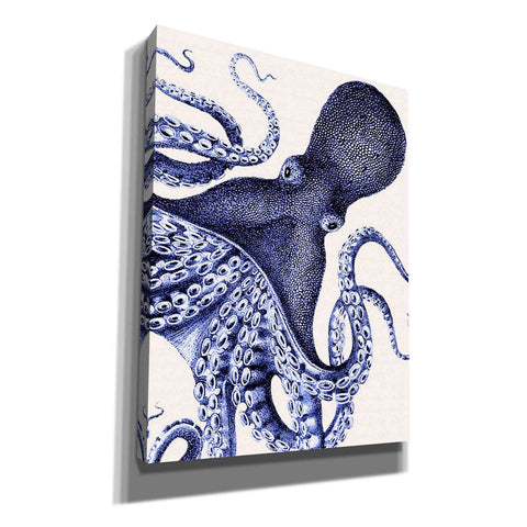 Image of 'Landscape Blue Octopus' by Fab Funky Giclee Canvas Wall Art