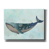 'Whale Bubbles 1' by Fab Funky Giclee Canvas Wall Art