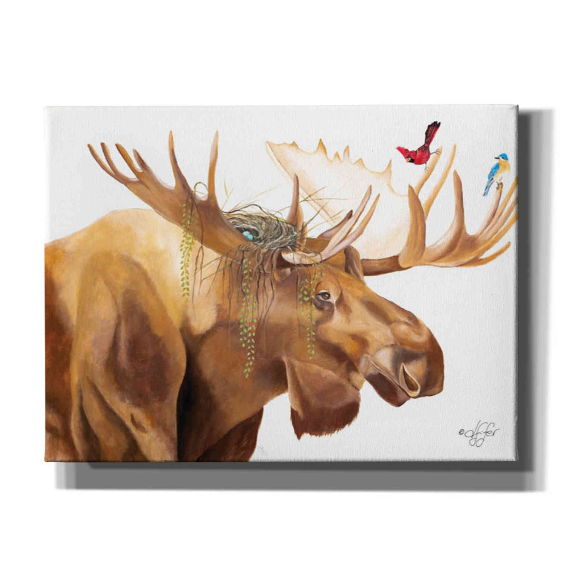 'Freeloaders' by Diane Fifer, Giclee Canvas Wall Art