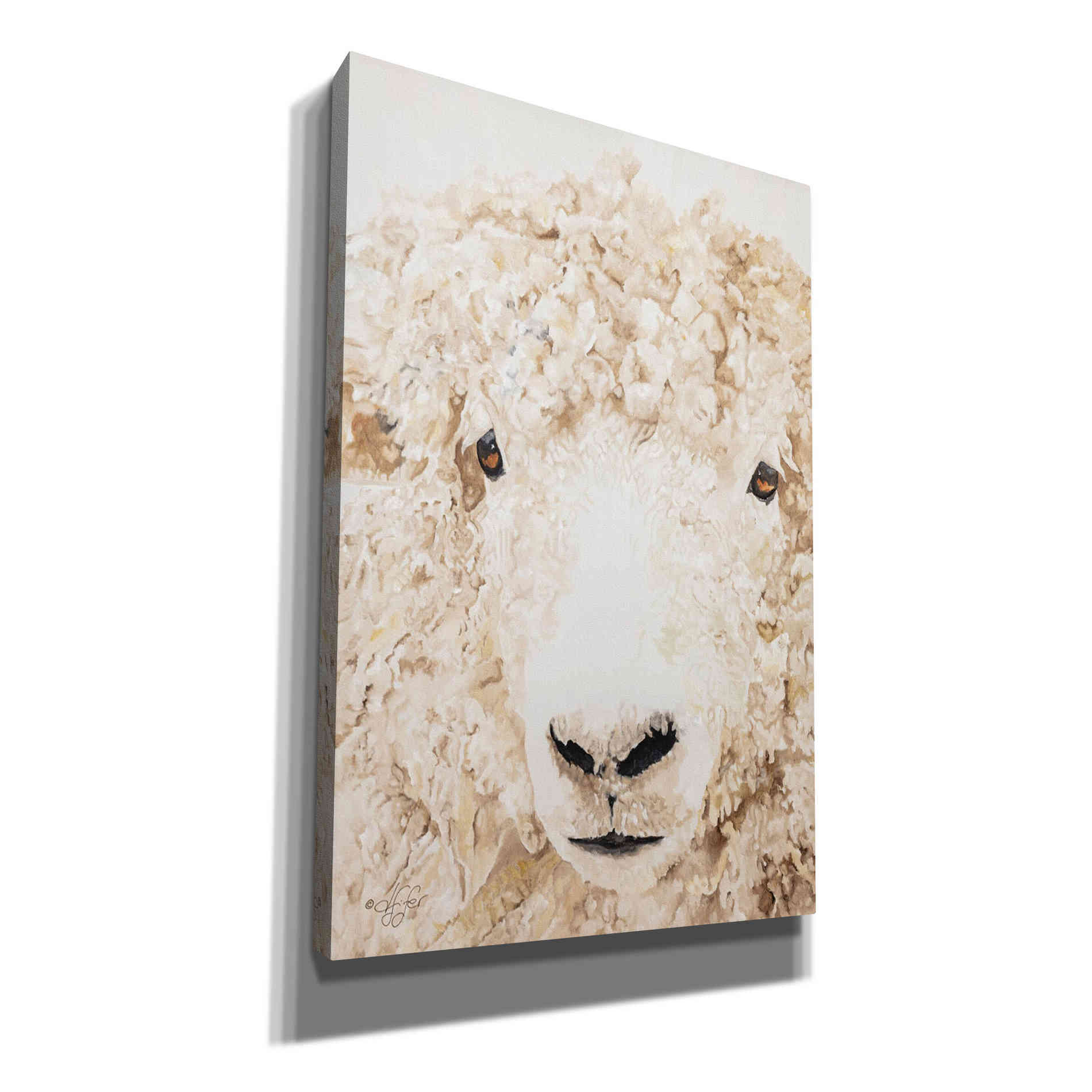 'Woolly' by Diane Fifer, Giclee Canvas Wall Art
