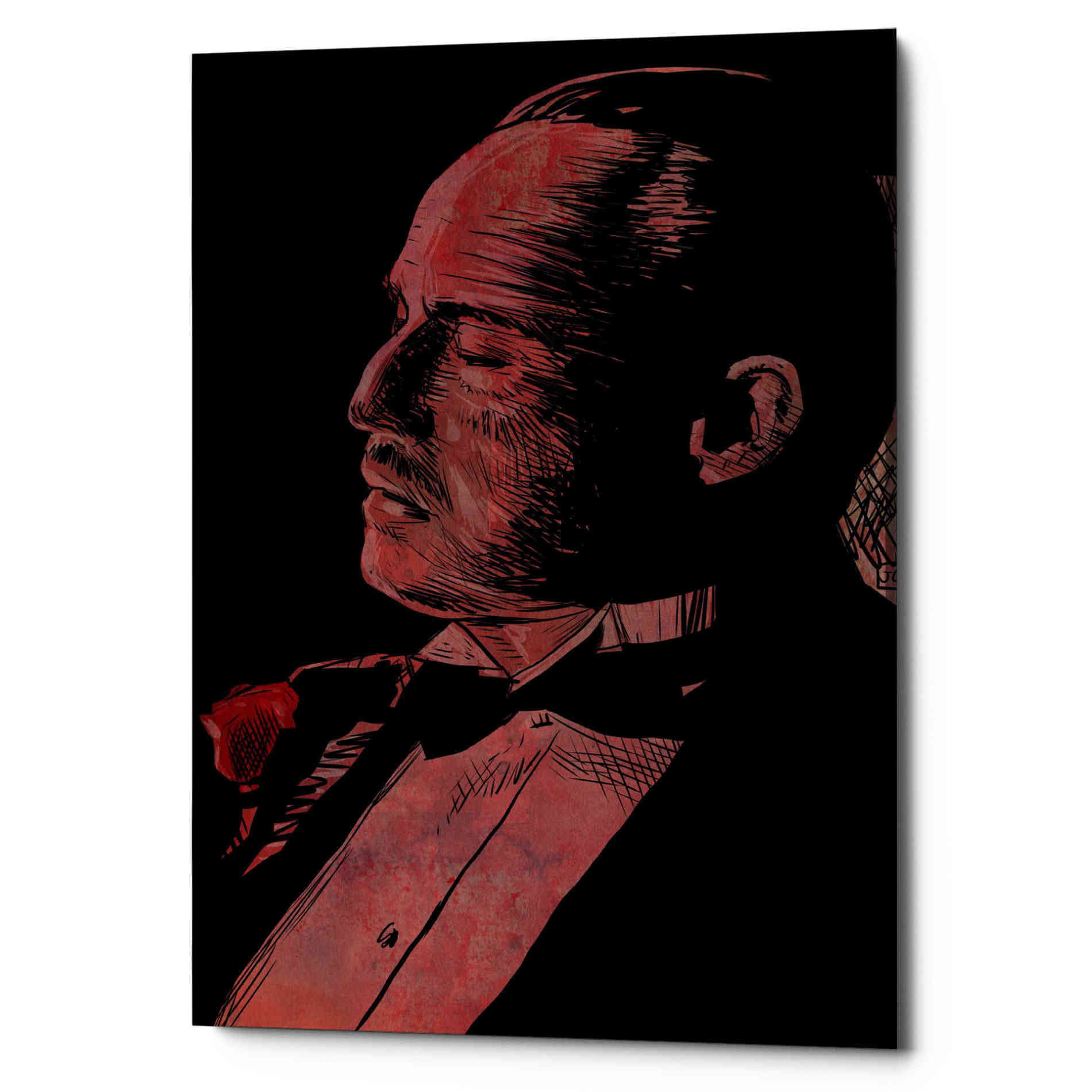 'Brando-Godfather' by Giuseppe Cristiano, Canvas Wall Art