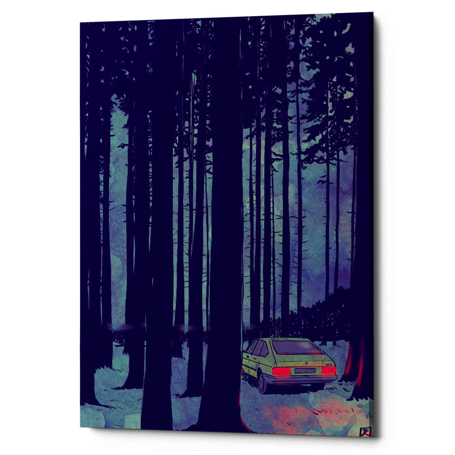 'Cars 11' by Giuseppe Cristiano, Canvas Wall Art