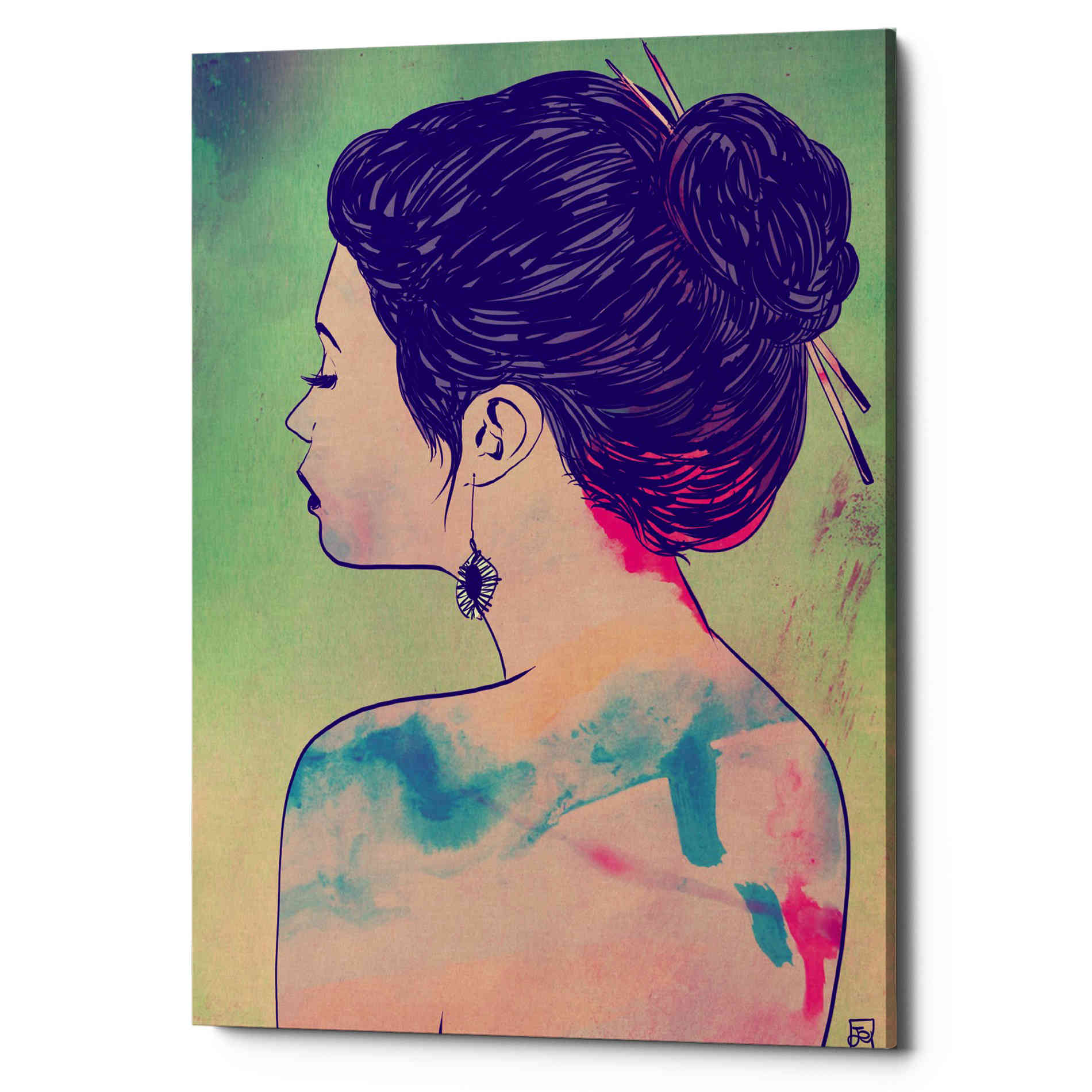 'Colors' by Giuseppe Cristiano, Canvas Wall Art