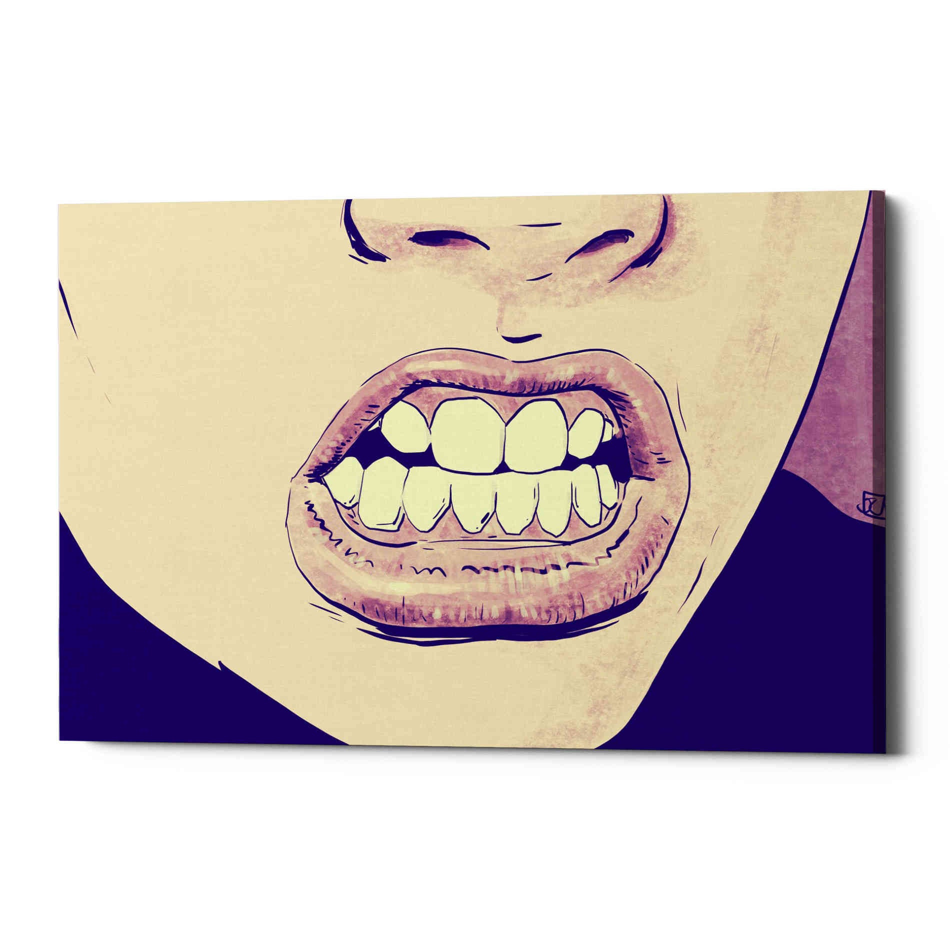 'GRRR' by Giuseppe Cristiano, Canvas Wall Art,12 x 16