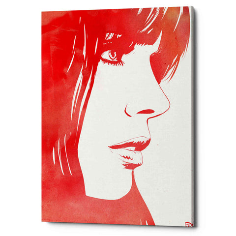 Image of 'Portrait in Red' by Giuseppe Cristiano, Canvas Wall Art