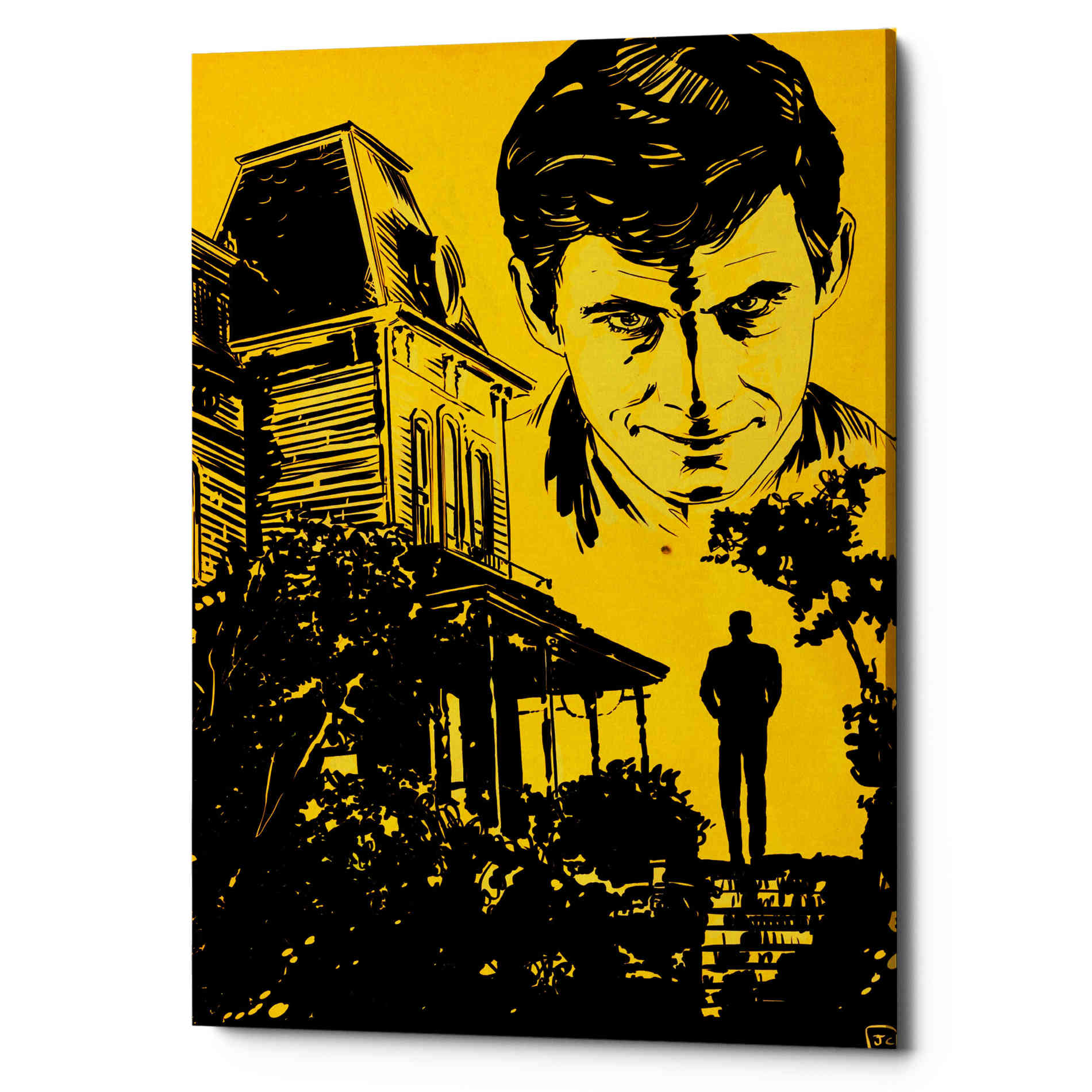 'Psycho' by Giuseppe Cristiano, Canvas Wall Art