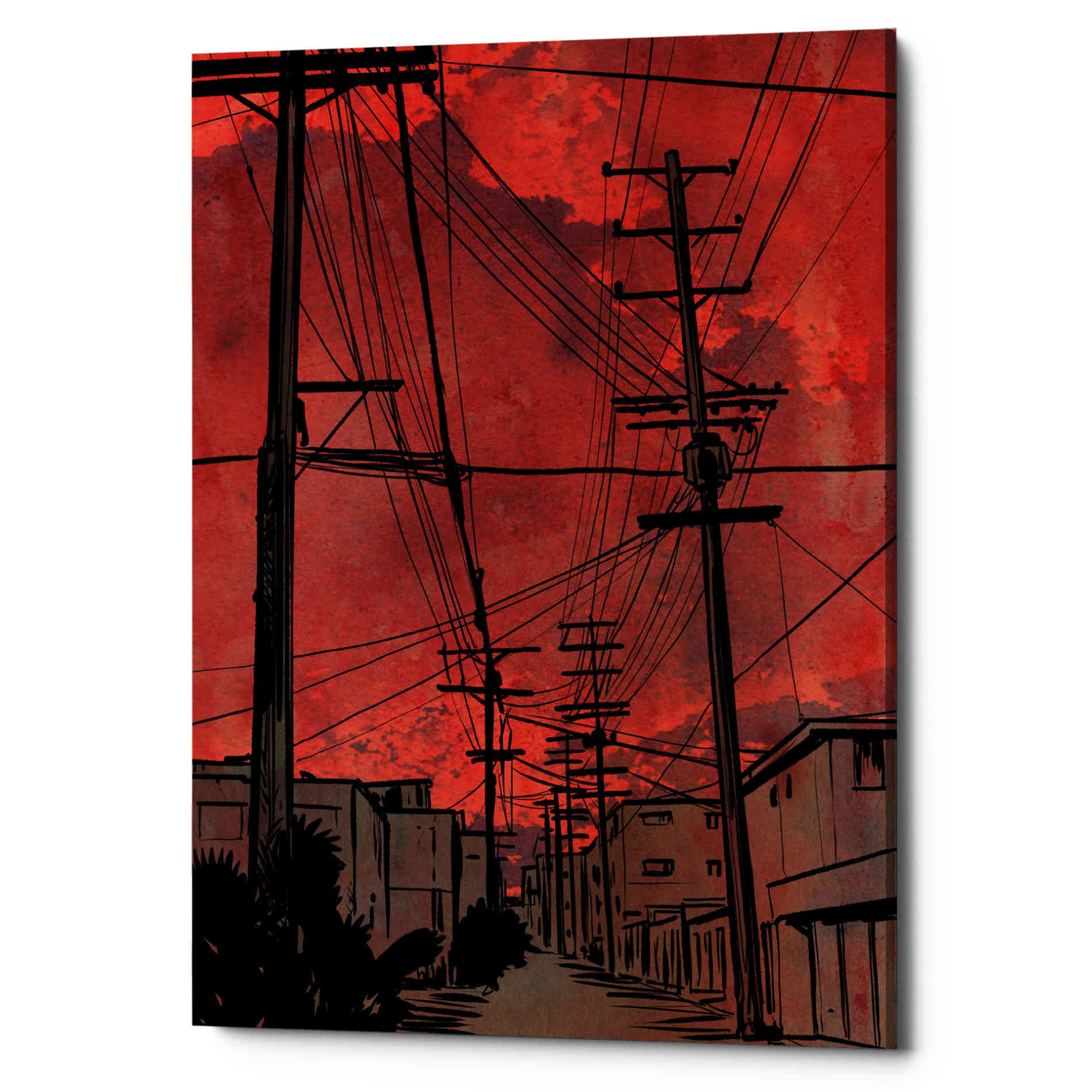 'Wires 3' by Giuseppe Cristiano, Canvas Wall Art