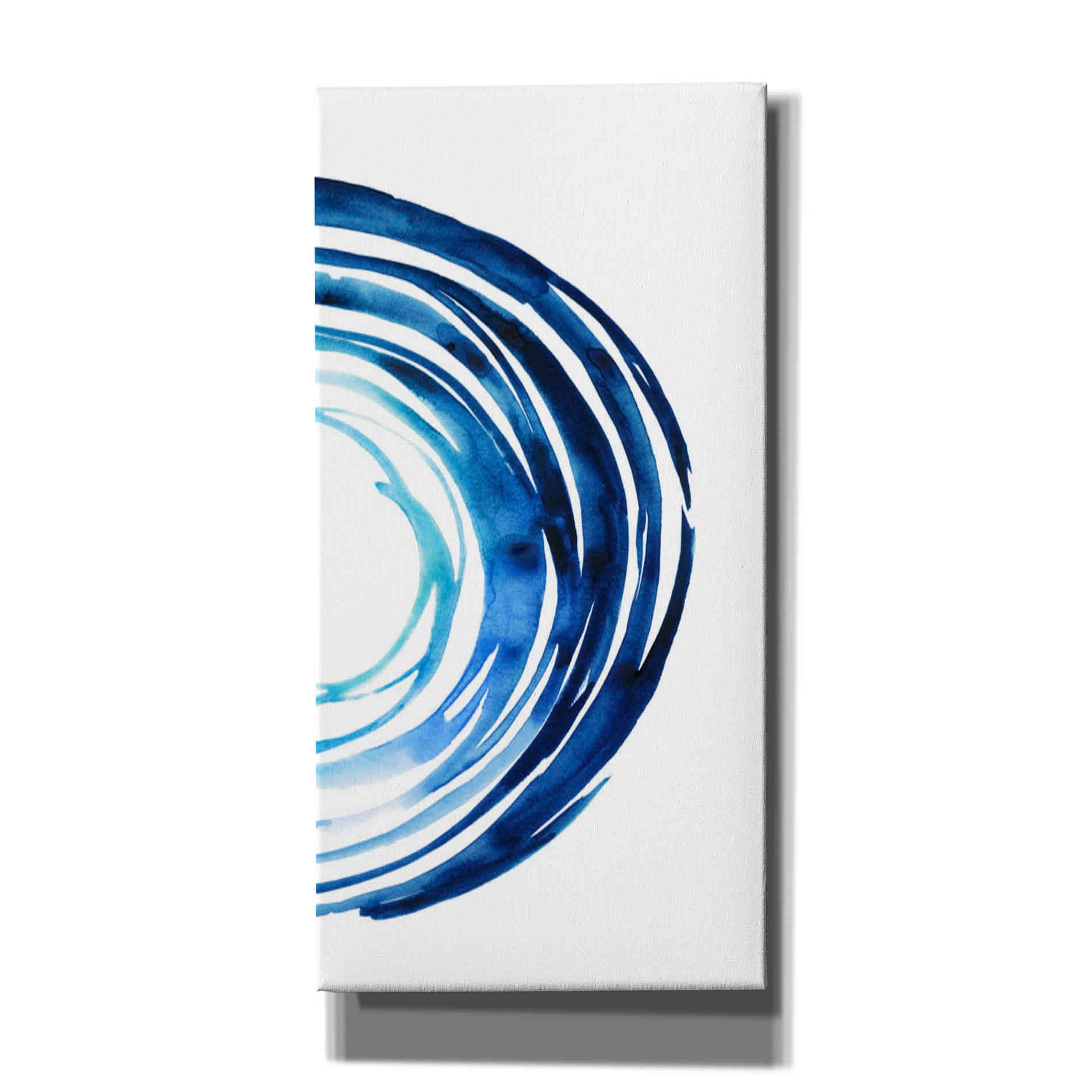 'Blue Vortex II' by Grace Popp Canvas Wall Art