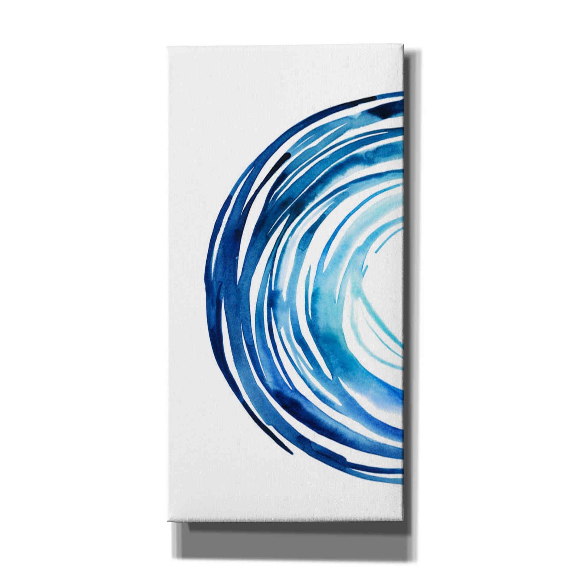 'Blue Vortex I' by Grace Popp Canvas Wall Art