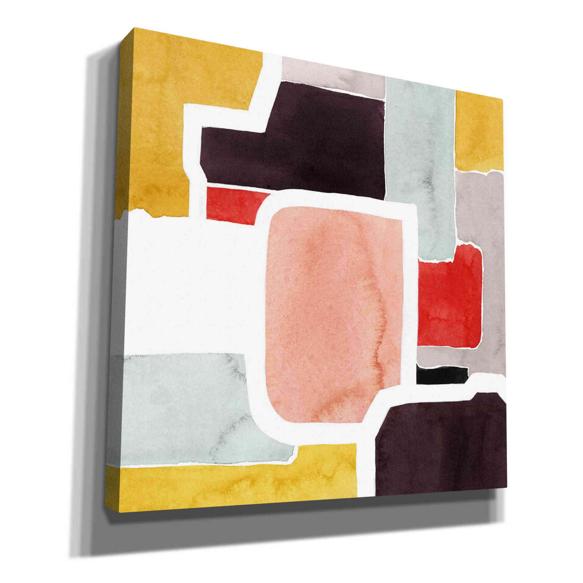 'Color Blocking II' by Grace Popp Canvas Wall Art