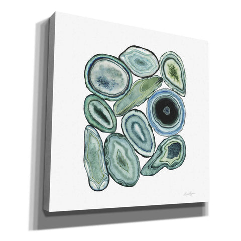 Image of 'Stacked Agate I' by Grace Popp Canvas Wall Art