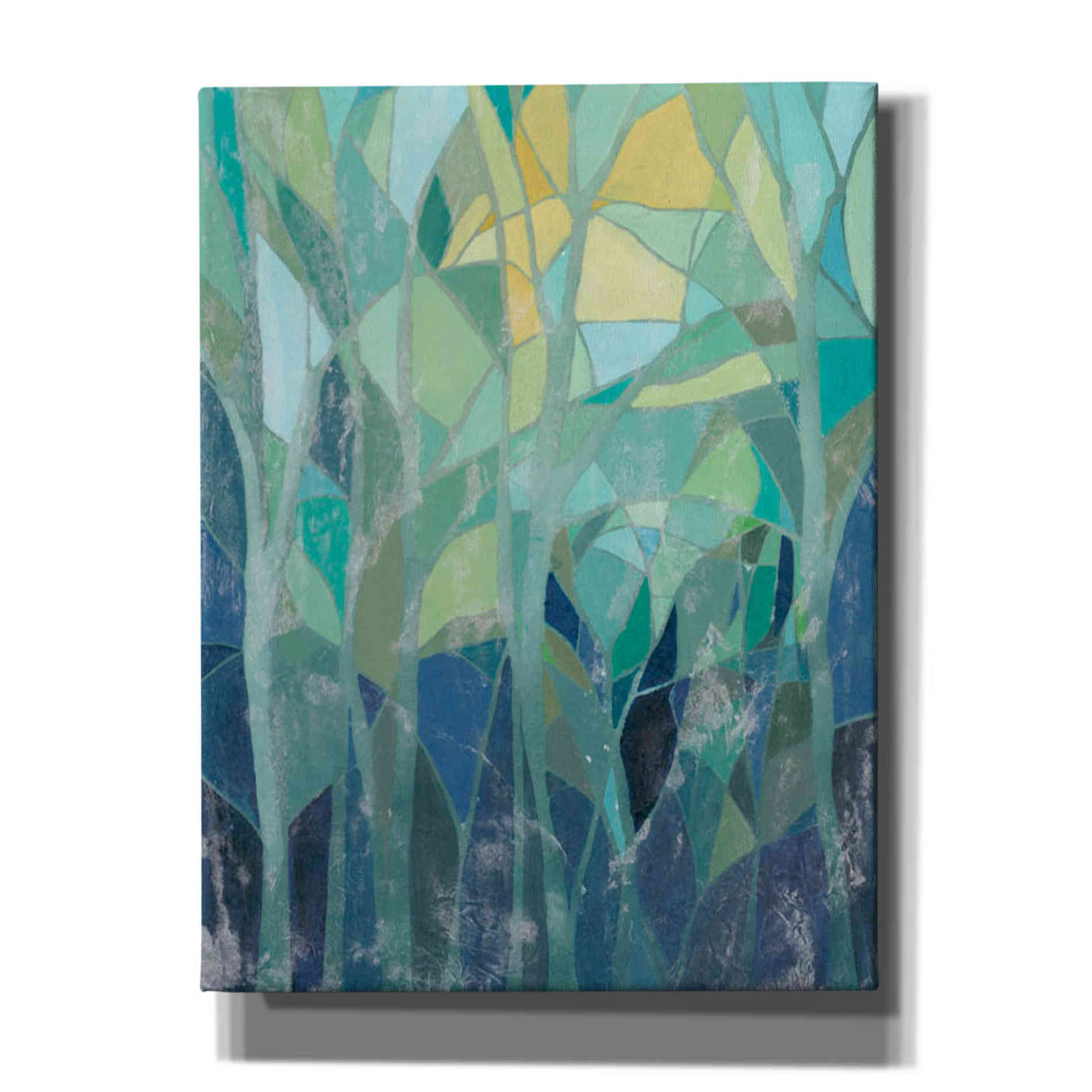 'Stained Glass Forest I' by Grace Popp Canvas Wall Art