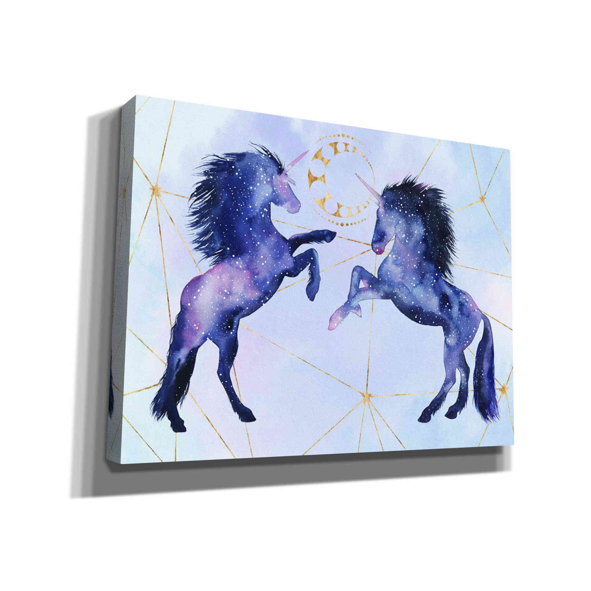 'Unicorn Universe Collection A' by Grace Popp Canvas Wall Art