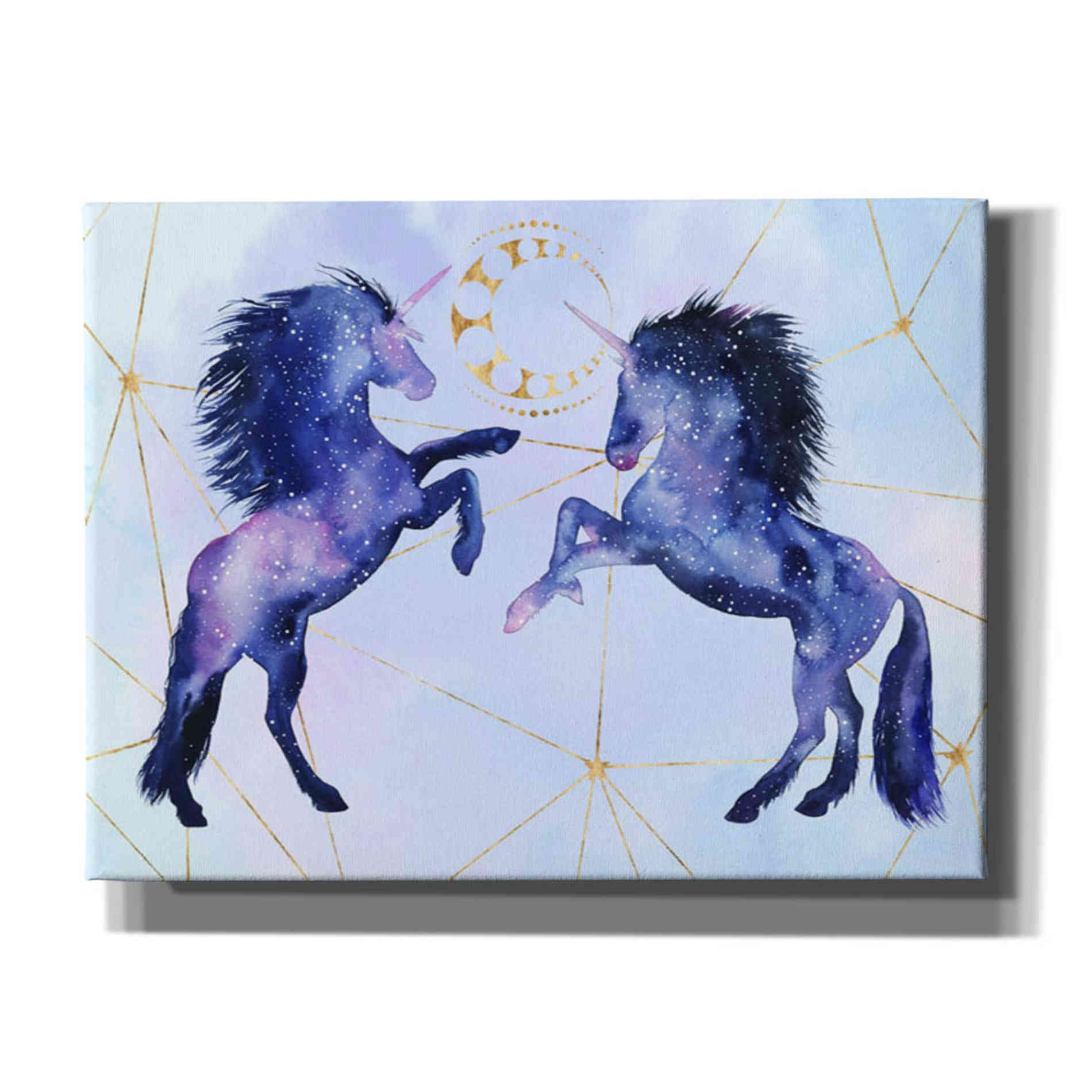 'Unicorn Universe Collection A' by Grace Popp Canvas Wall Art